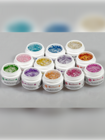 Гель-лак для ногтей с сухоцветами Dry Flowers Sofiprofi Dry Flowers, 5 мл